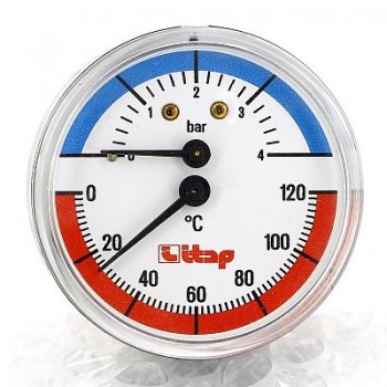 Itap 485 1/2 Термоманометр , осевое подключение
